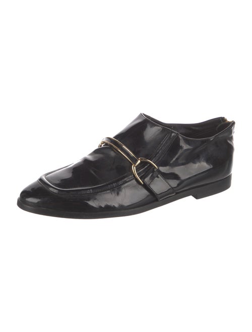 Stella McCartney Interlocking CC Logo Patent Leather Oxfords