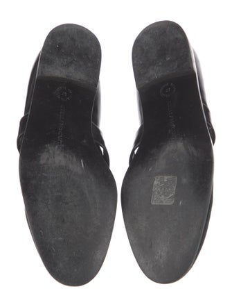 Stella McCartney Interlocking CC Logo Patent Leather Oxfords