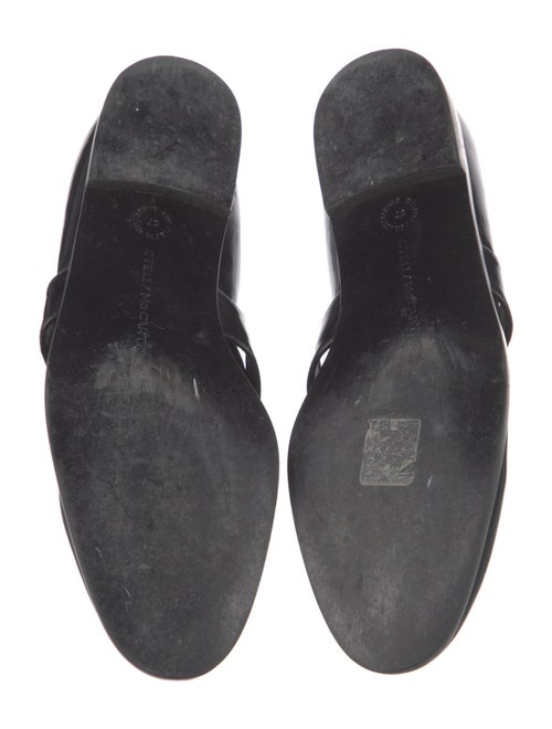 Stella McCartney Interlocking CC Logo Patent Leather Oxfords