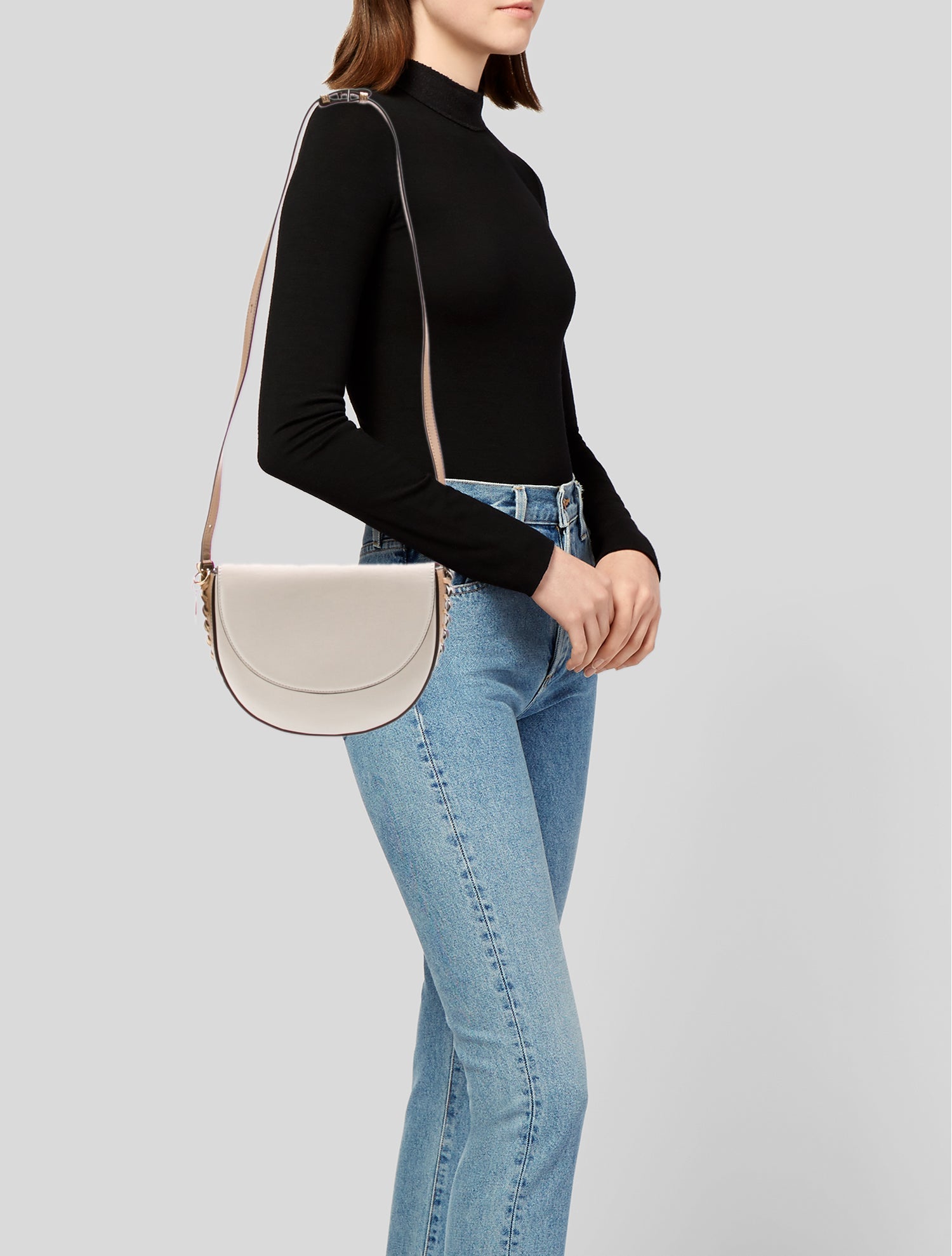 Stella McCartney Vegetarian Leather Crossbody Bag - Neutrals