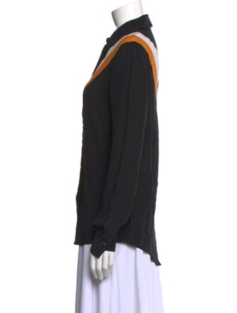 Stella McCartney Silk Printed Button-Up Top