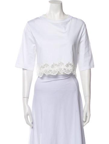 Stella McCartney Tops 2023 Bateau Neckline Crop Top S