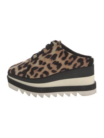 Stella McCartney Velvet Animal Print Sneakers