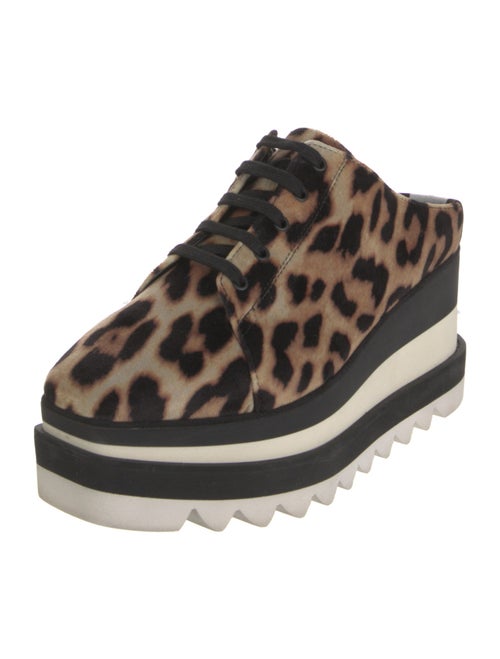 Stella McCartney Velvet Animal Print Sneakers