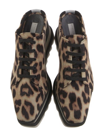 Stella McCartney Velvet Animal Print Sneakers