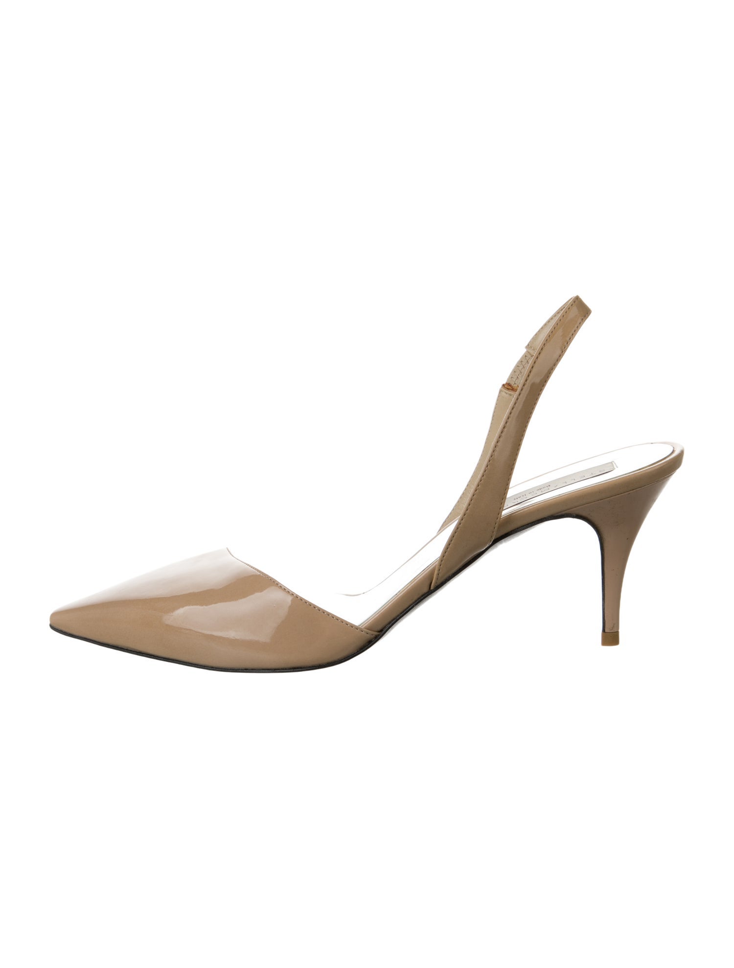 Stella McCartney Patent Leather Slingback Pumps