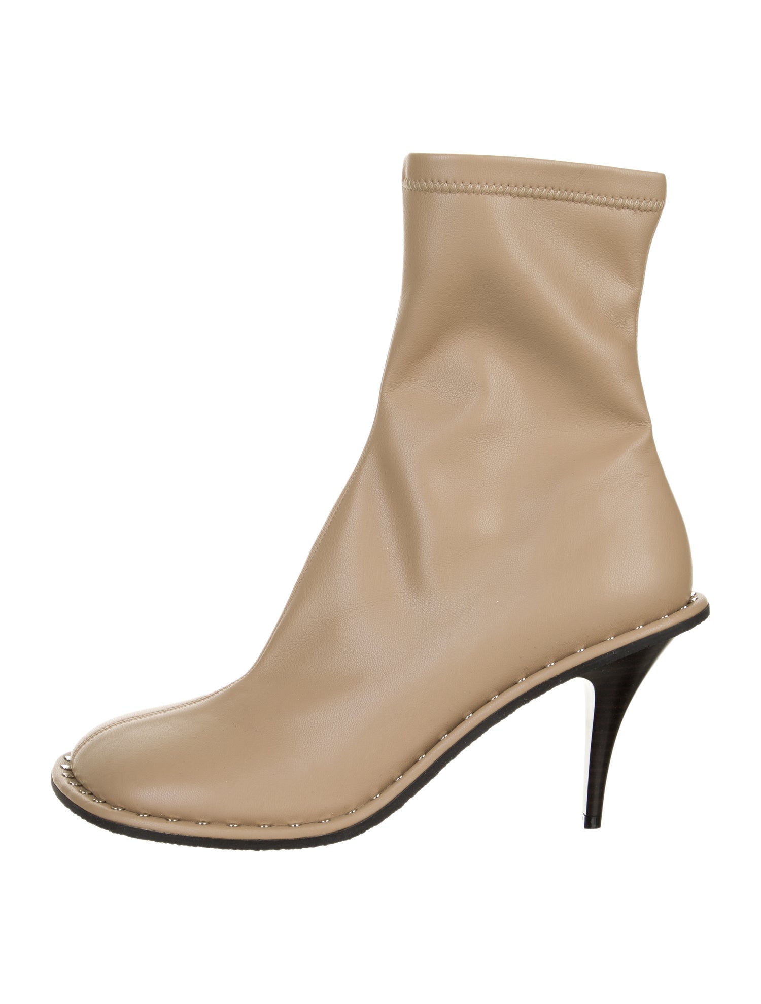 Stella McCartney Leather Studded Accents Boots