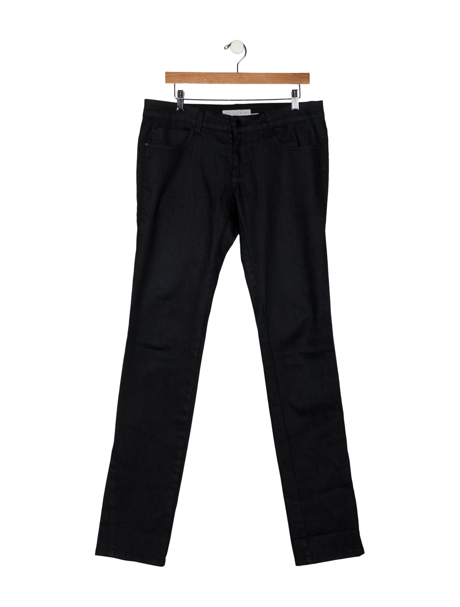 Stella McCartney Mid-Rise Straight Leg Jeans