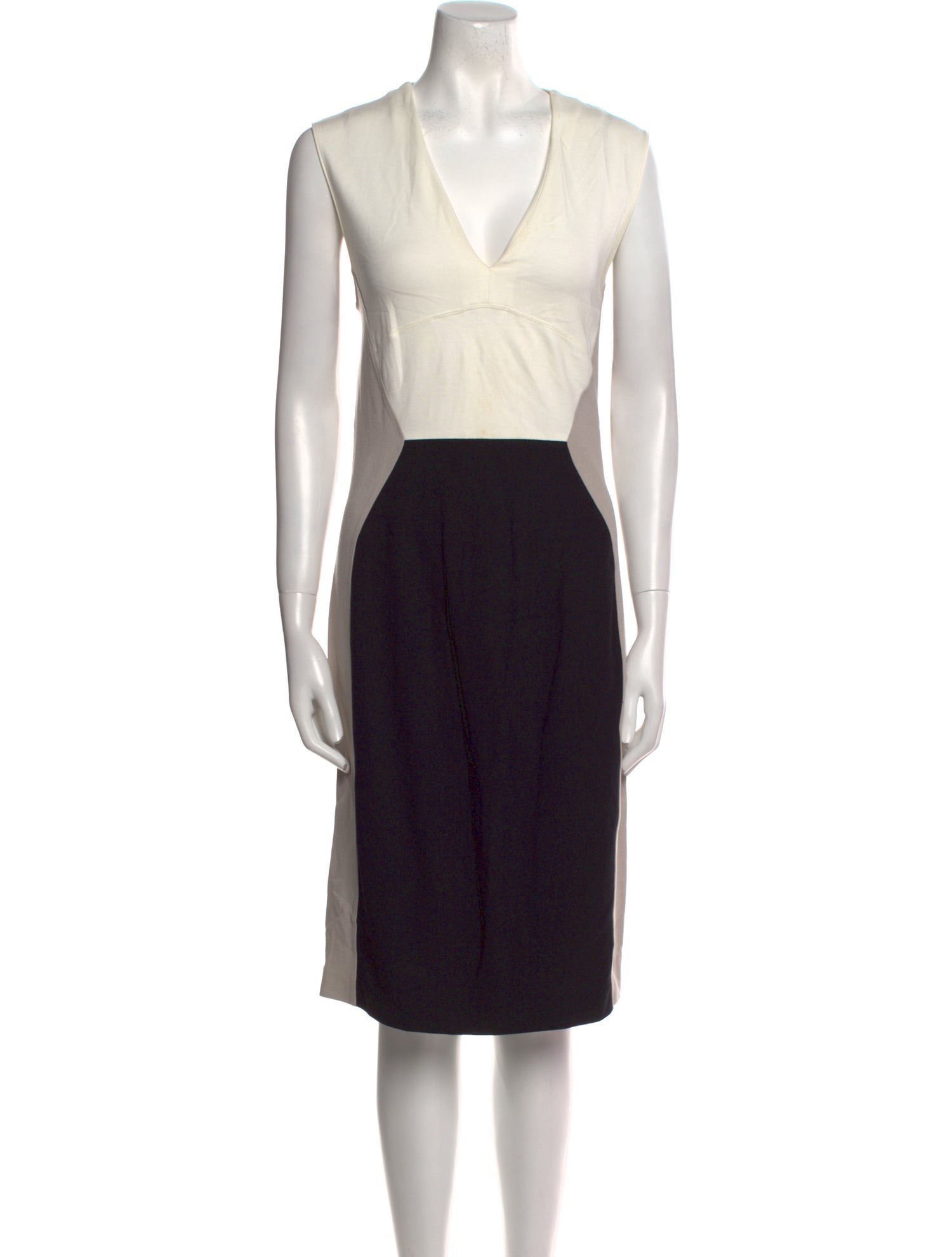 Stella McCartney Colorblock Pattern Knee-Length Dress