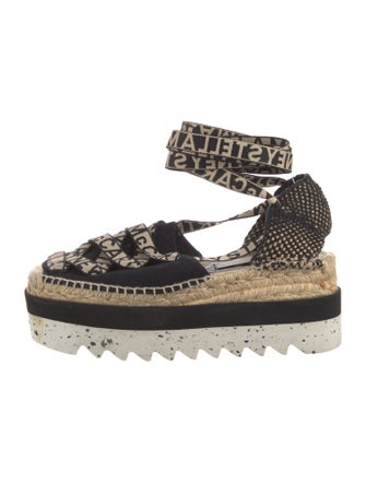 Stella McCartney Canvas Printed D'Orsay Pumps