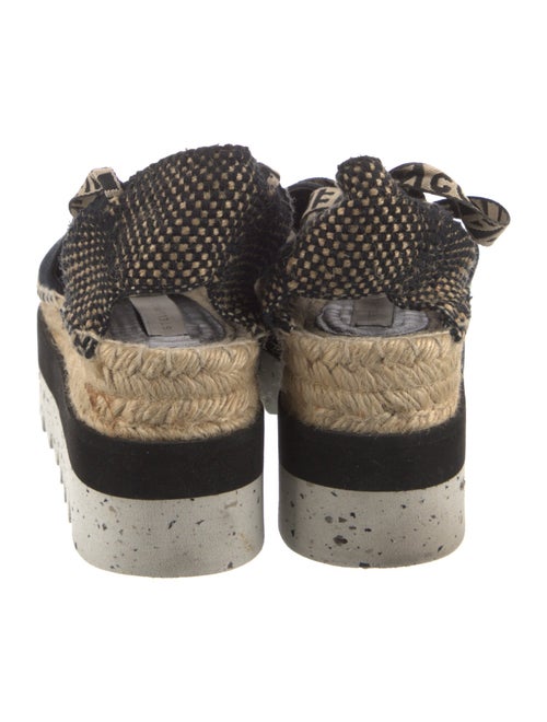 Stella McCartney Canvas Printed D'Orsay Pumps