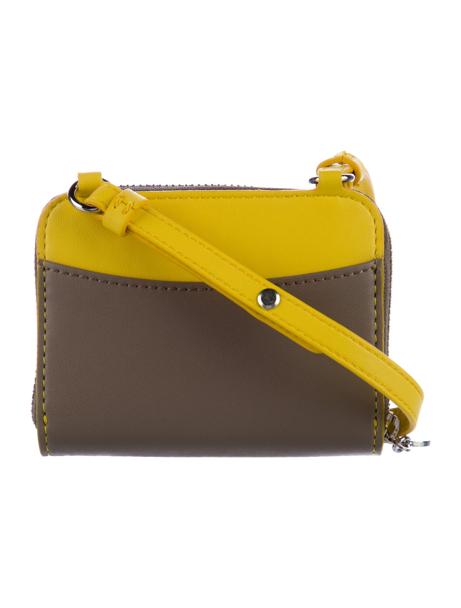 Stella McCartney Patent Leather Graphic Print Wallet