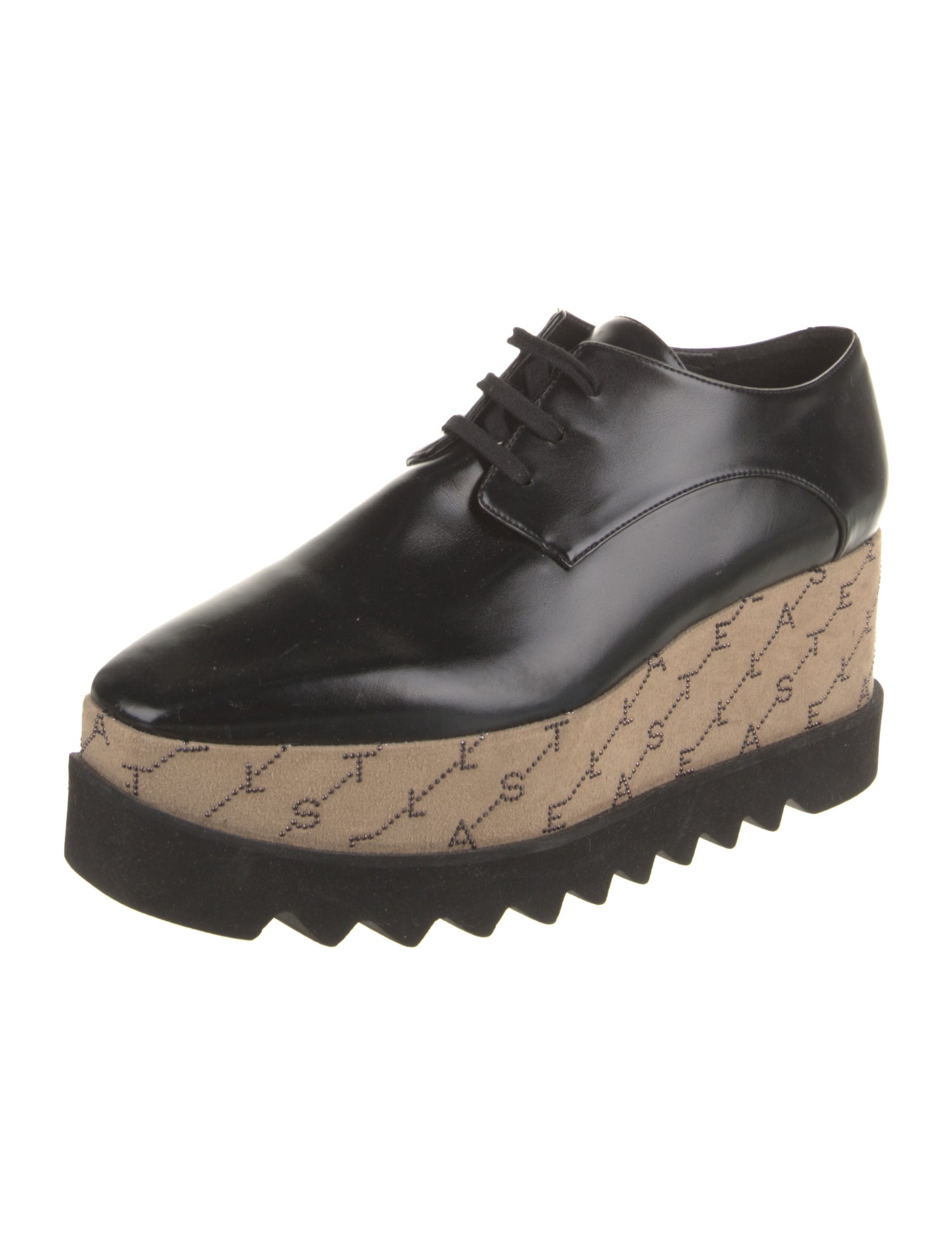 Stella McCartney Leather Studded Accents Sneakers