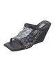 Stella McCartney Mesh Crystal Embellishments Slides