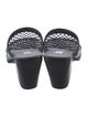 Stella McCartney Mesh Crystal Embellishments Slides