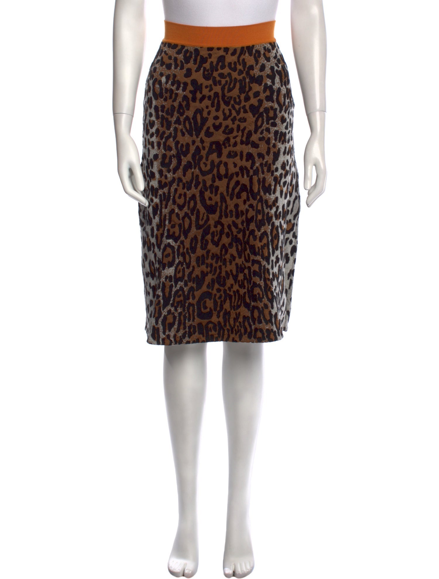 Stella McCartney Animal Print Knee-Length Skirt w/ Tags