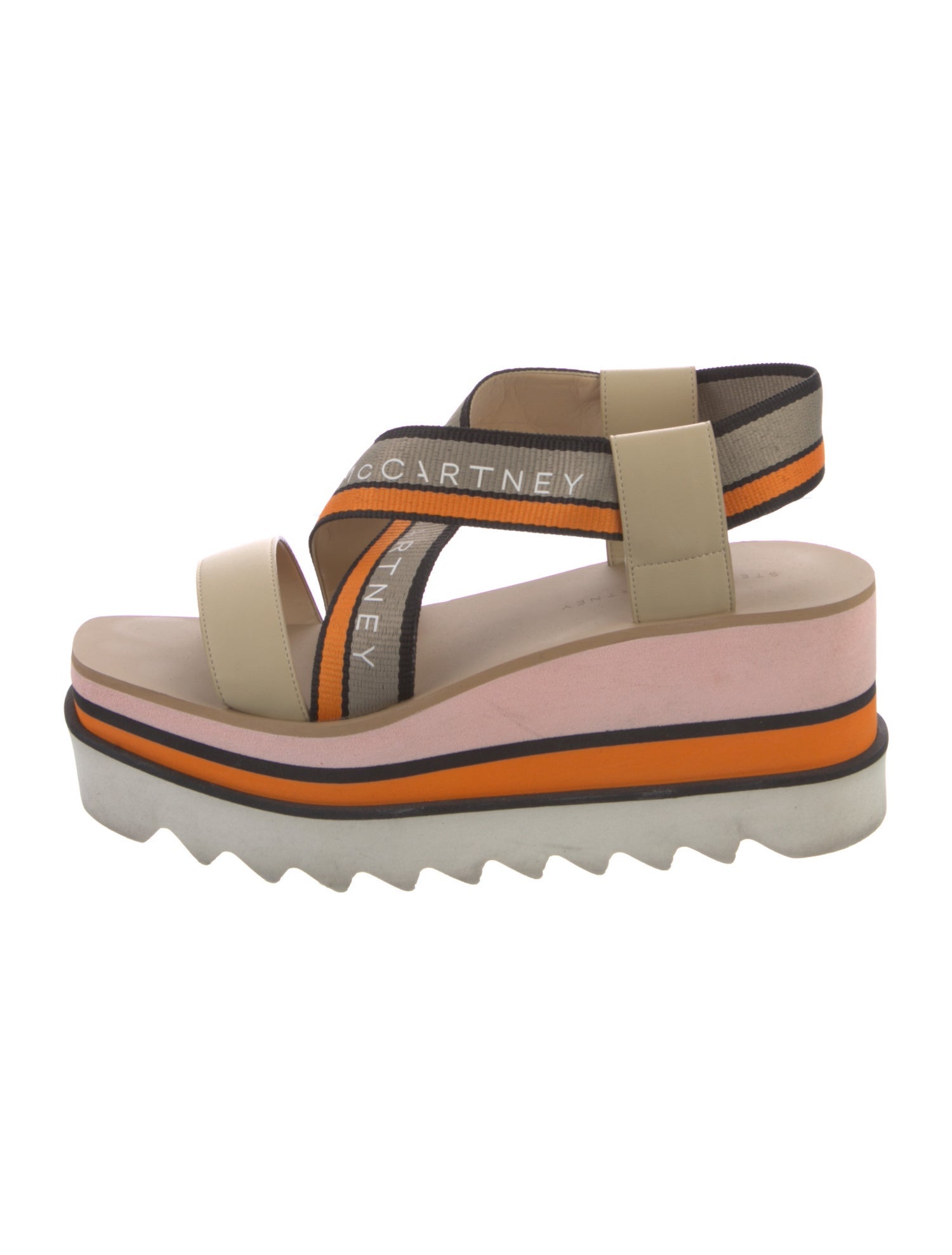 Stella McCartney Leather Printed Sandals
