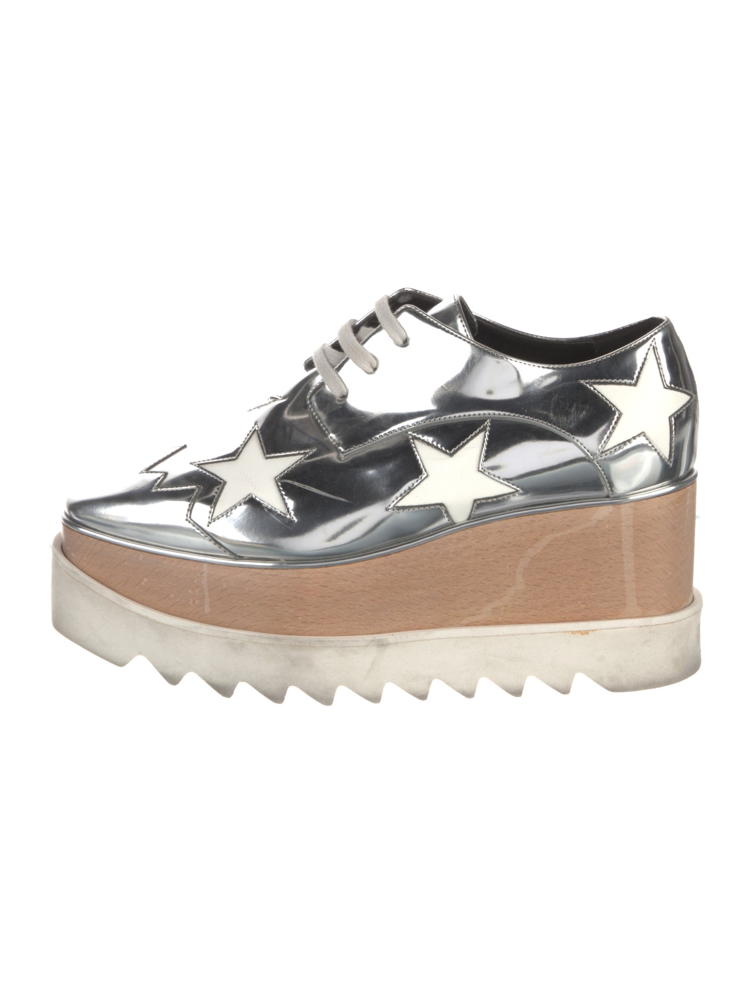 Stella McCartney Patent Leather Printed Pumps