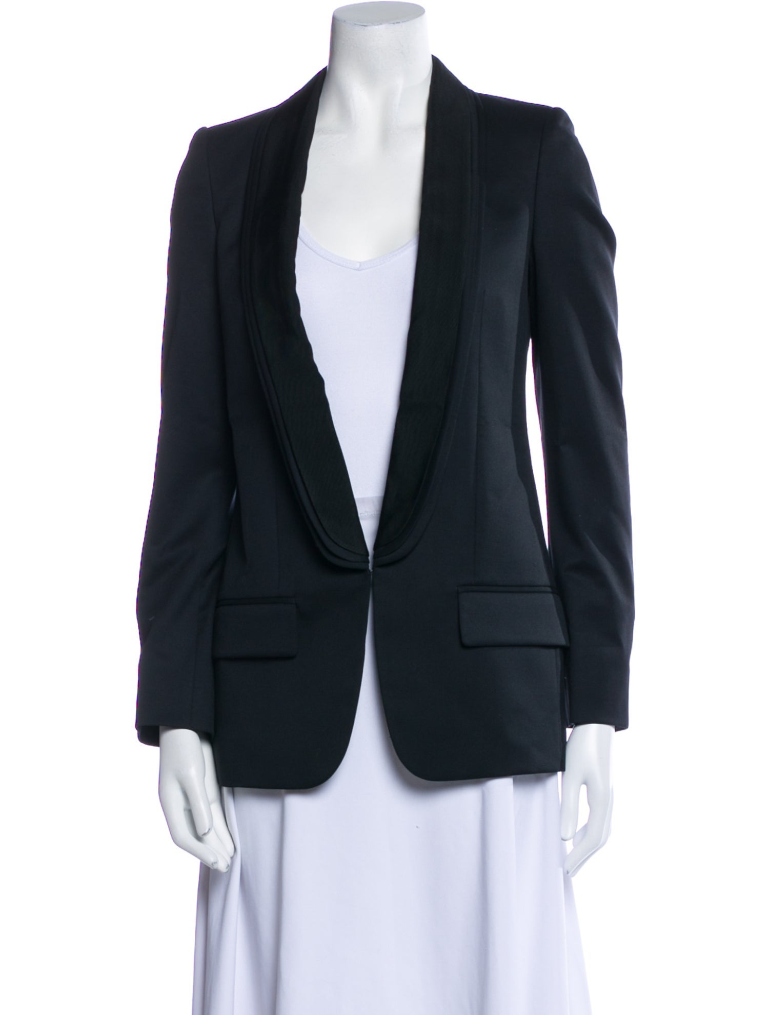 Stella McCartney 'melissa' Layered Shawl Lapel Blazer Blazer