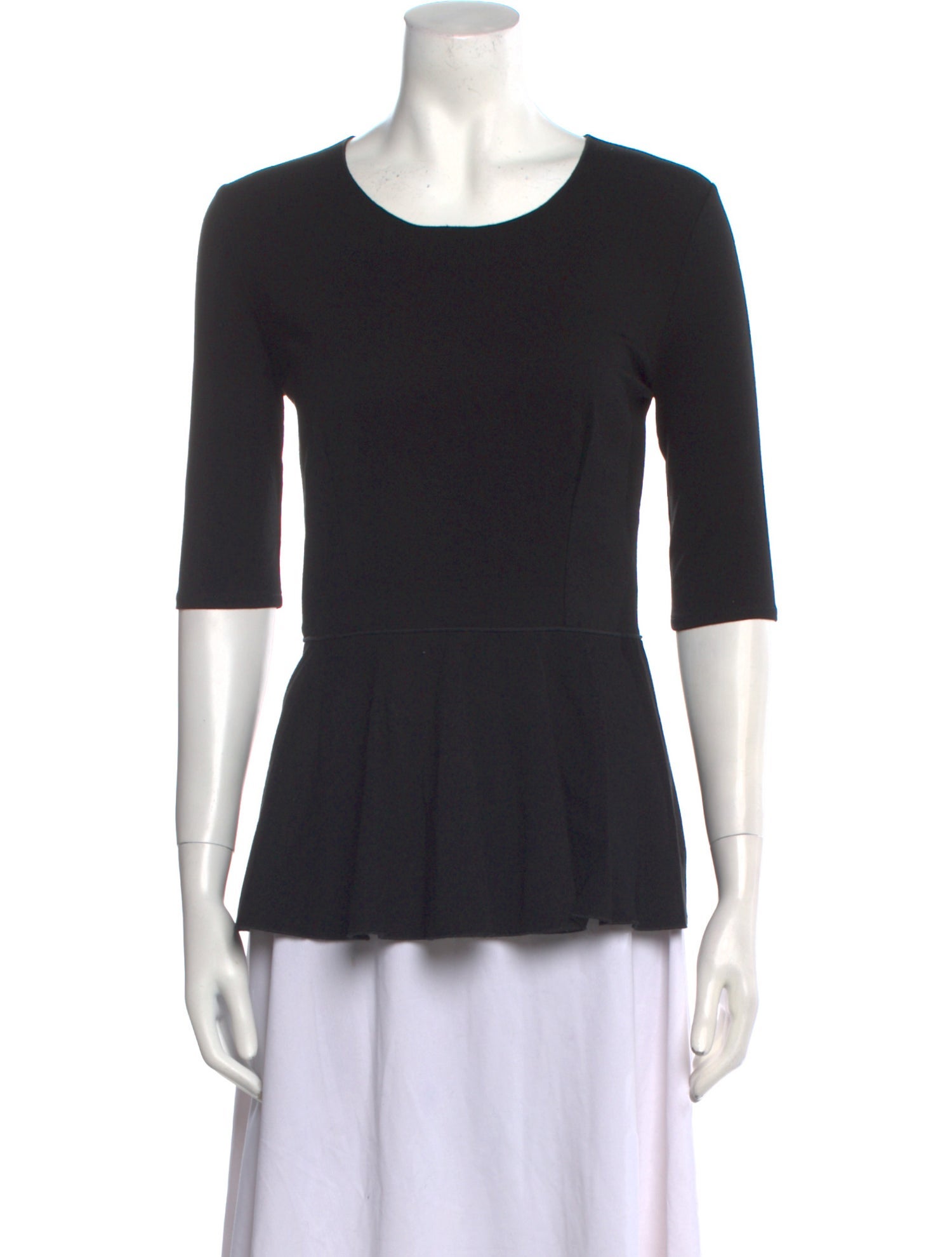 Stella McCartney Scoop Neck Three-Quarter Sleeve T-Shirt