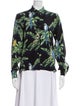 Stella McCartney Silk Floral Print Button-Up Top