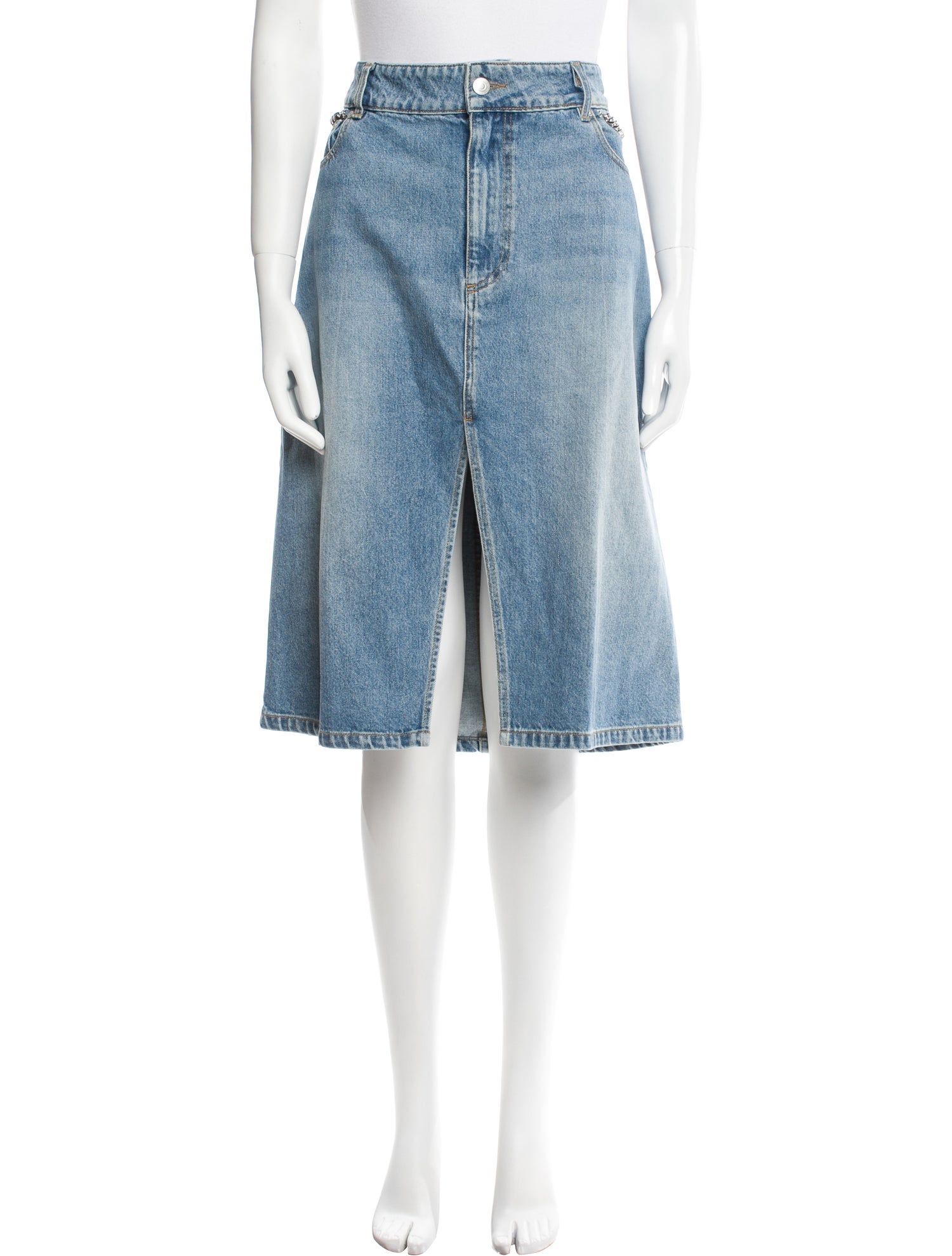 Stella McCartney Chain-Link Accents Knee-Length Skirt w/ Tags