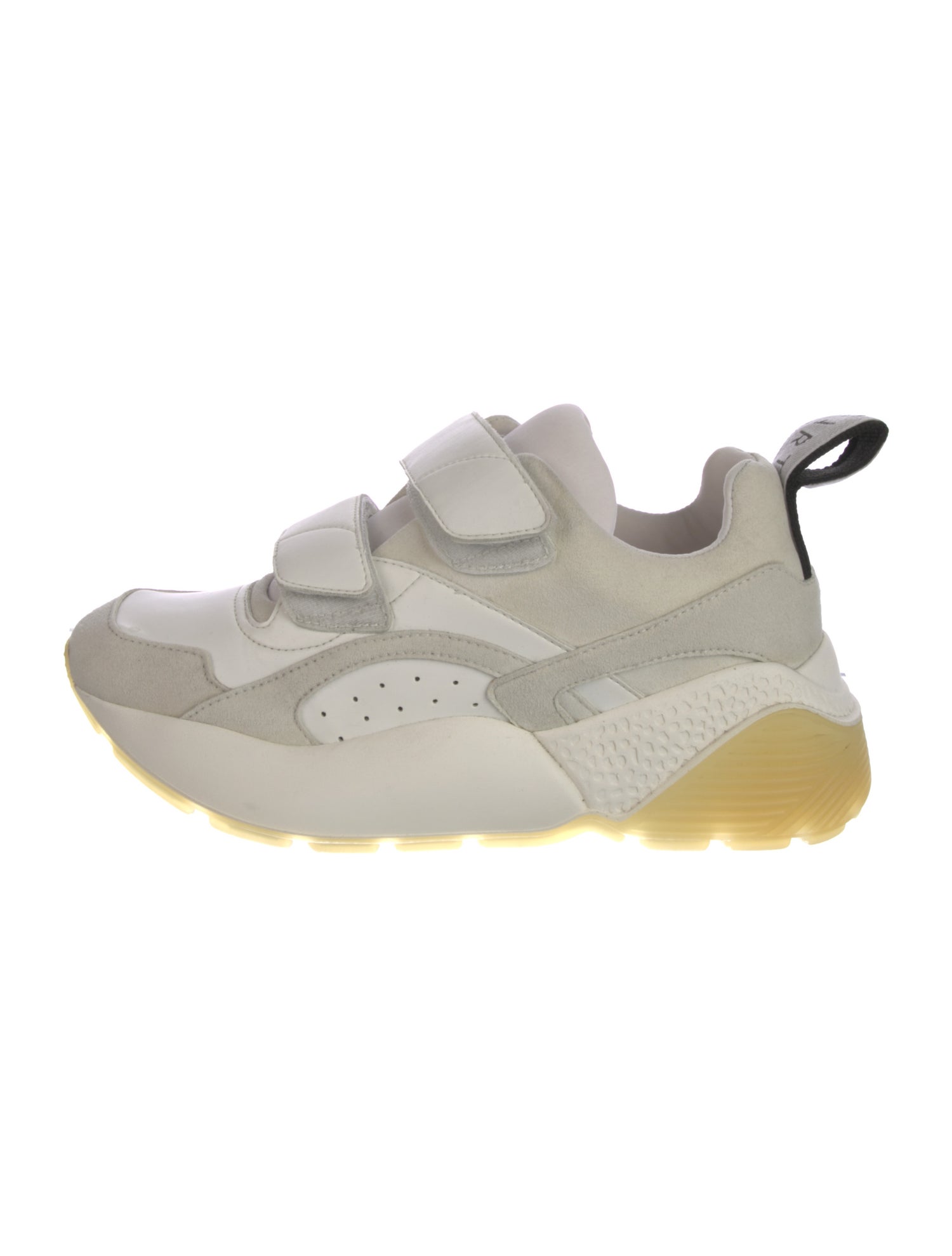 Stella McCartney Vegetarian Leather Colorblock Pattern Chunky Sneakers