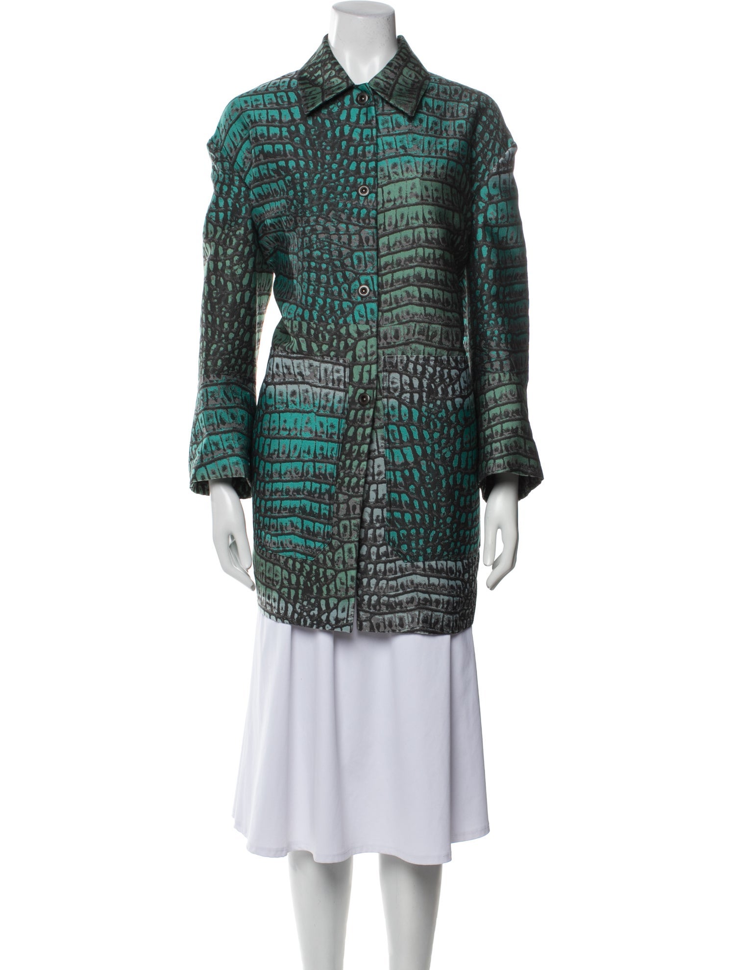 Stella McCartney Tweed Pattern Coat