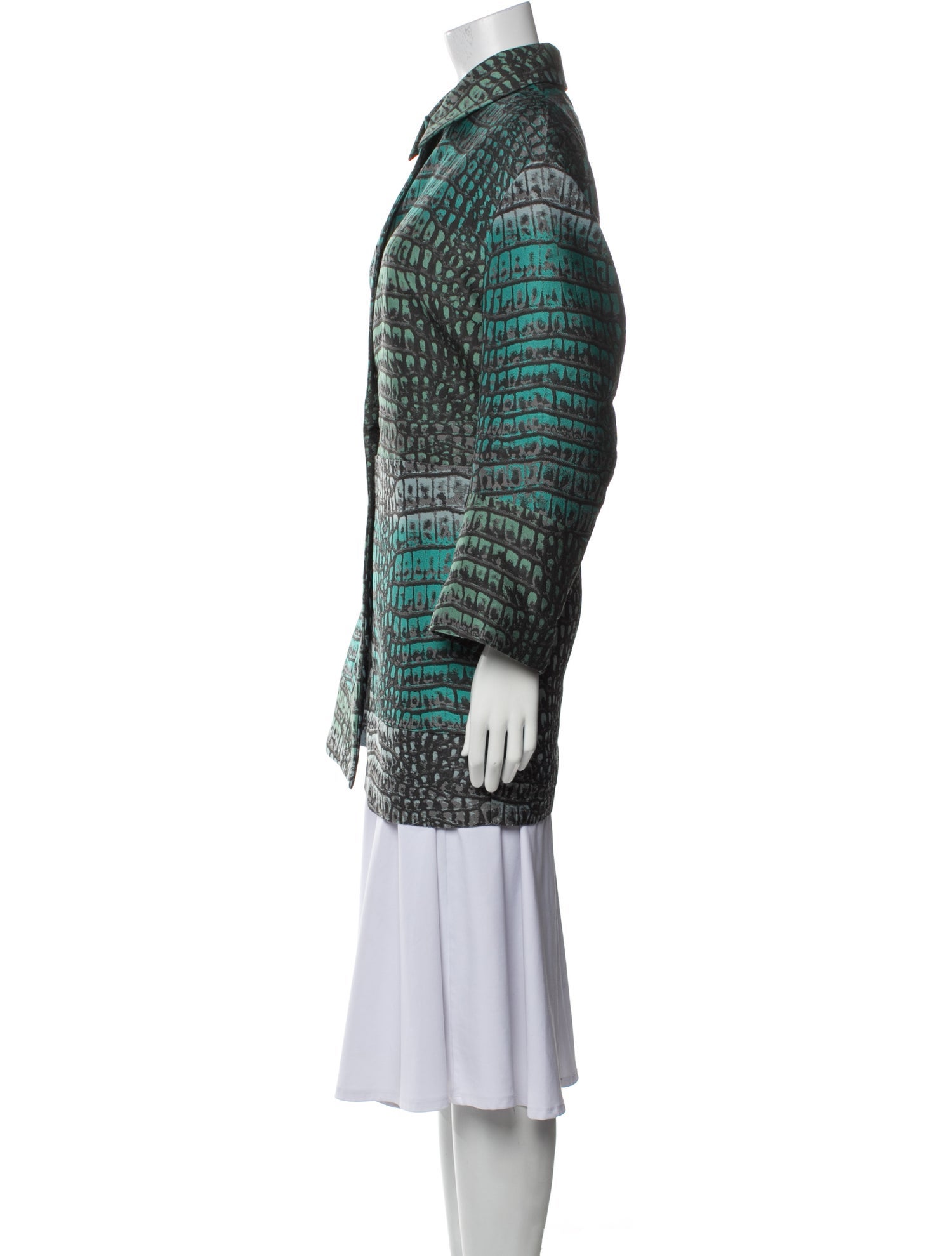 Stella McCartney Tweed Pattern Coat