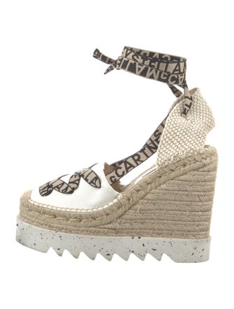 Stella McCartney Canvas Printed D'Orsay Pumps