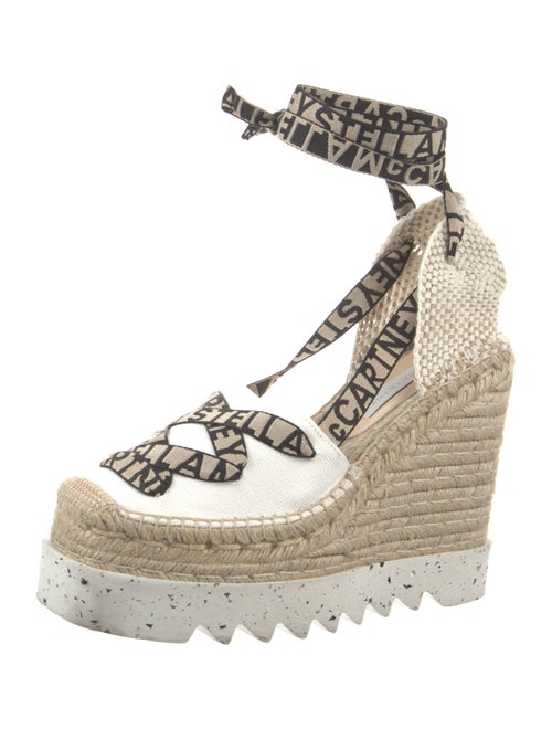 Stella McCartney Canvas Printed D'Orsay Pumps