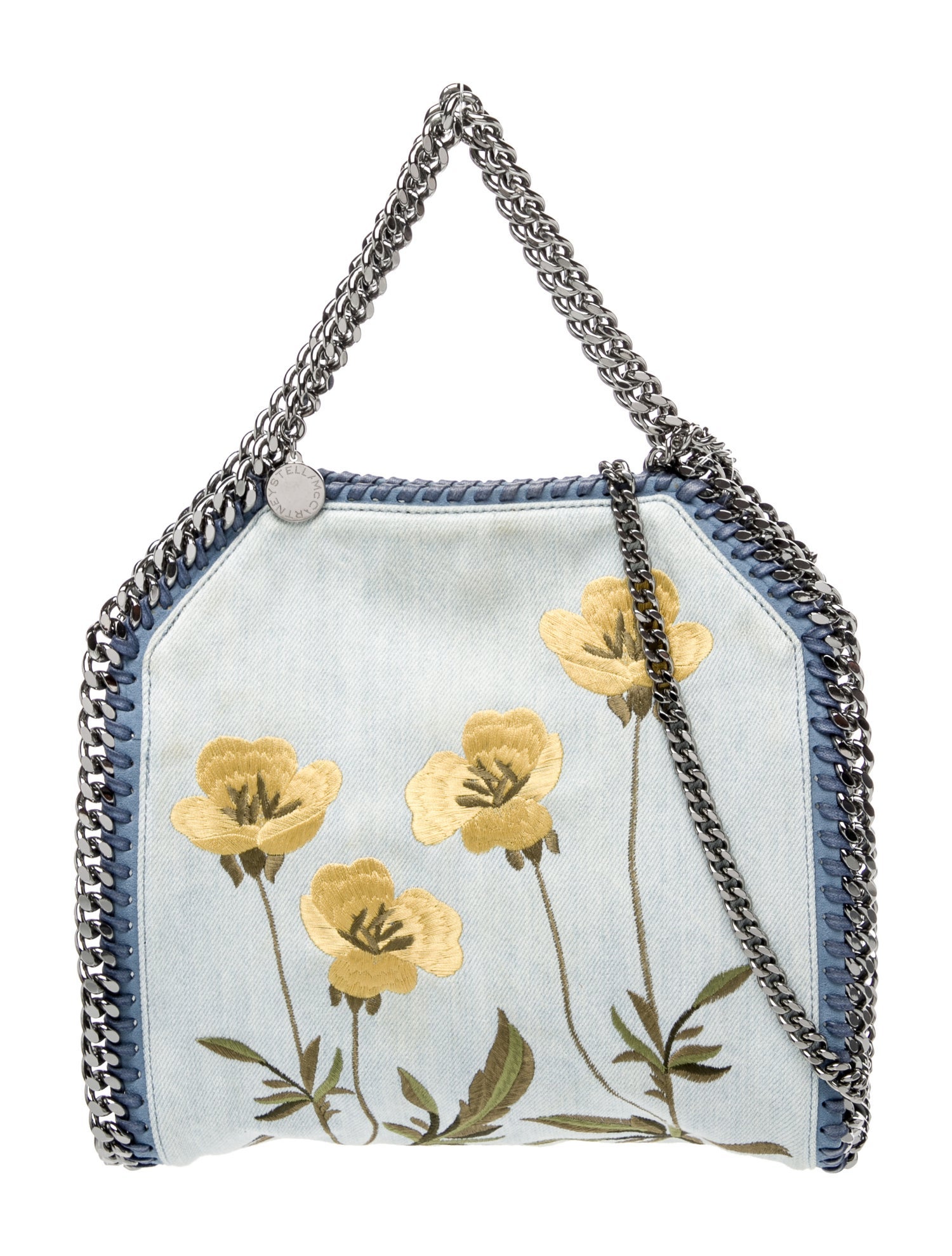 Stella McCartney Denim Top Handle Bag