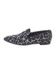 Stella McCartney Animal Print Grosgrain Trim Loafers