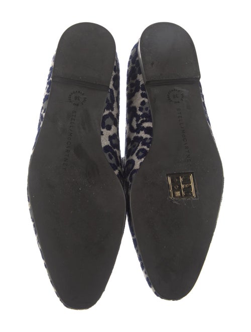 Stella McCartney Animal Print Grosgrain Trim Loafers