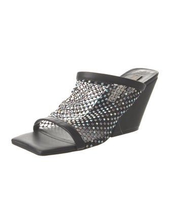 Stella McCartney Mesh Mesh Accents Slides