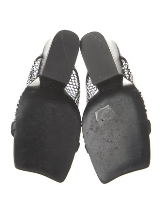 Stella McCartney Mesh Mesh Accents Slides