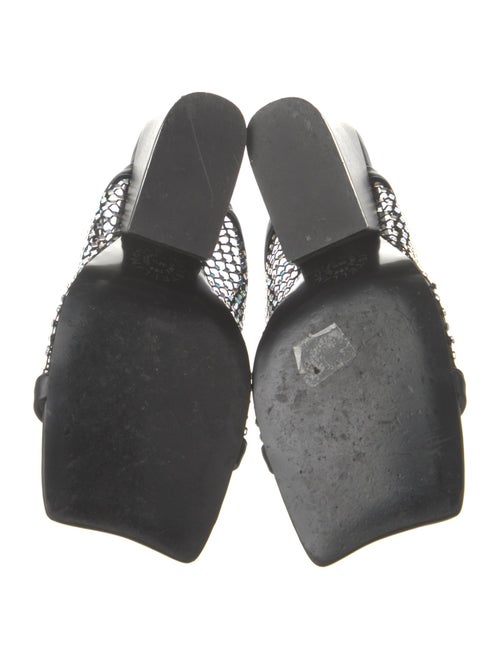Stella McCartney Mesh Mesh Accents Slides