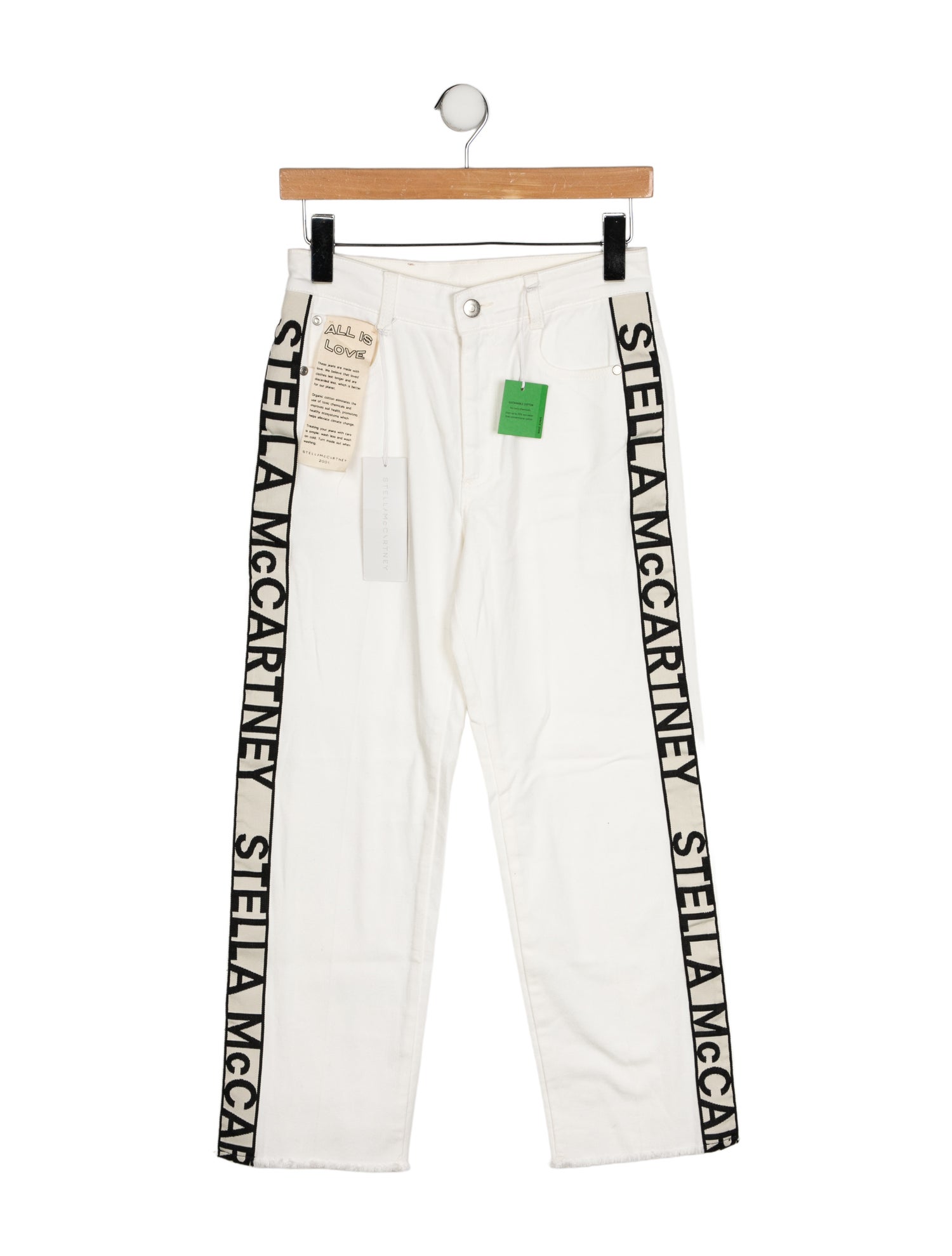 Stella McCartney Mid-Rise Straight Leg Jeans w/ Tags