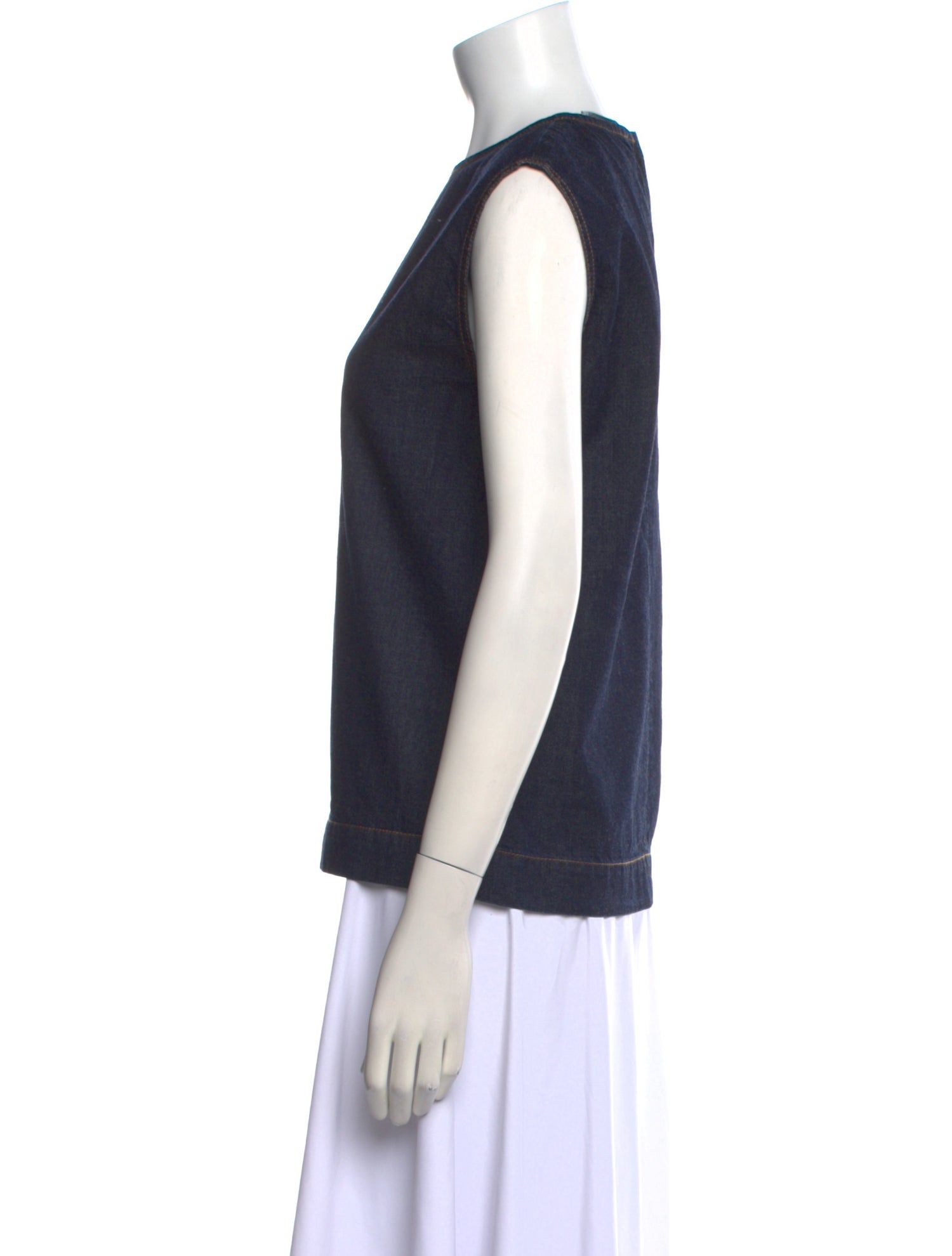 Stella McCartney Crew Neck Sleeveless Sweatshirt