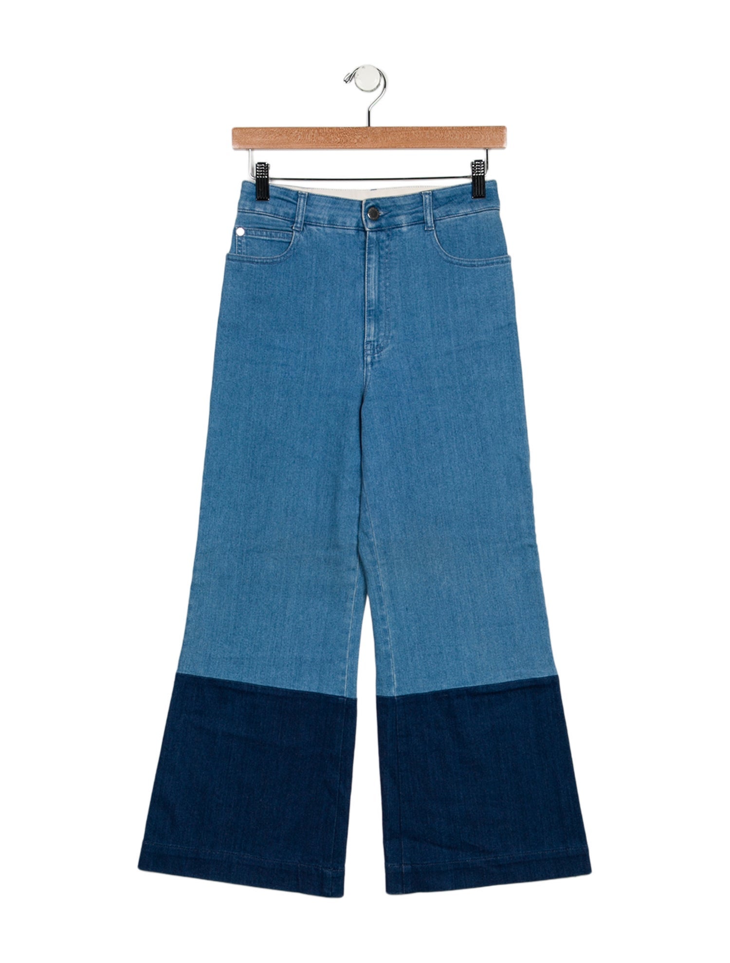 Stella McCartney Mid-Rise Wide Leg Jeans