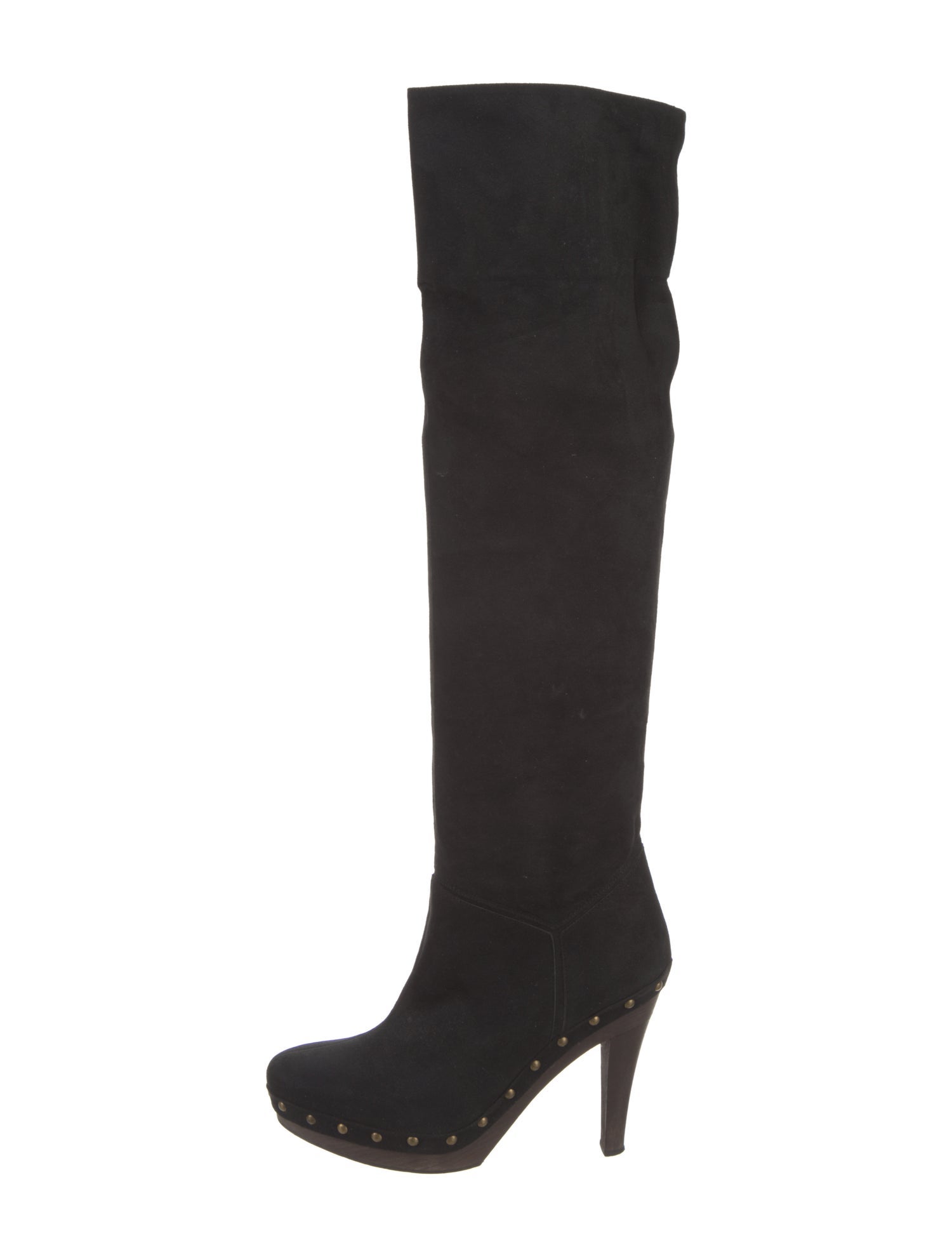 Stella McCartney Suede Studded Accents Boots