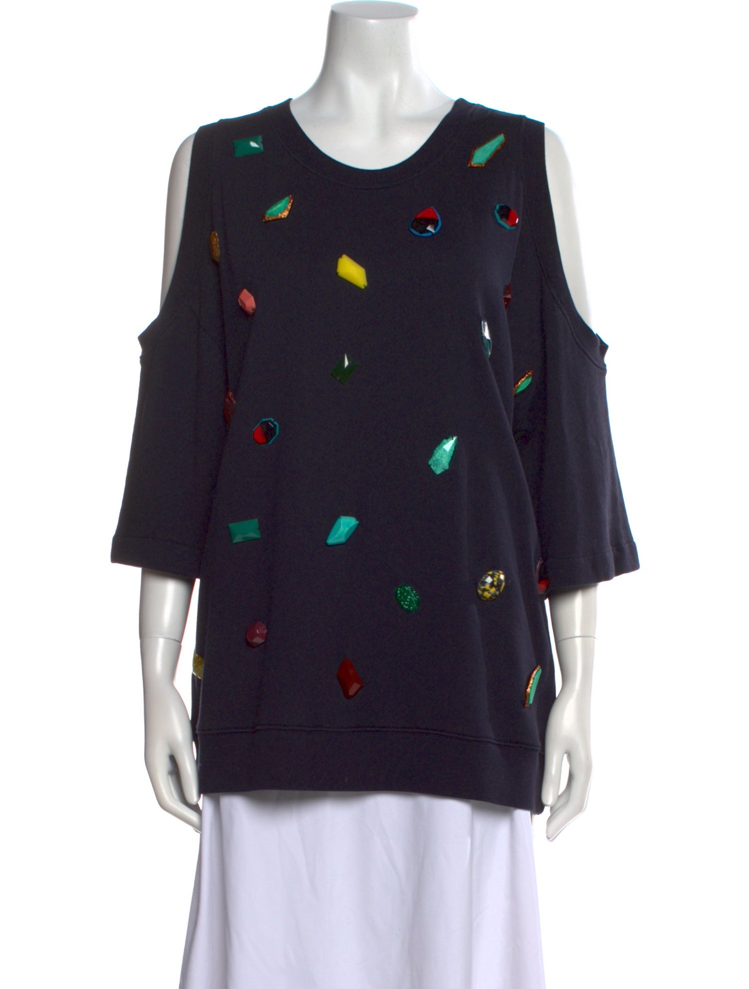 Stella McCartney Printed Scoop Neck Sweatshirt
