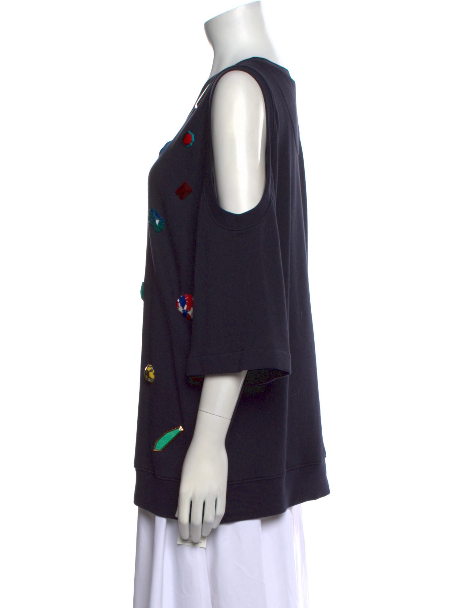 Stella McCartney Printed Scoop Neck Sweatshirt