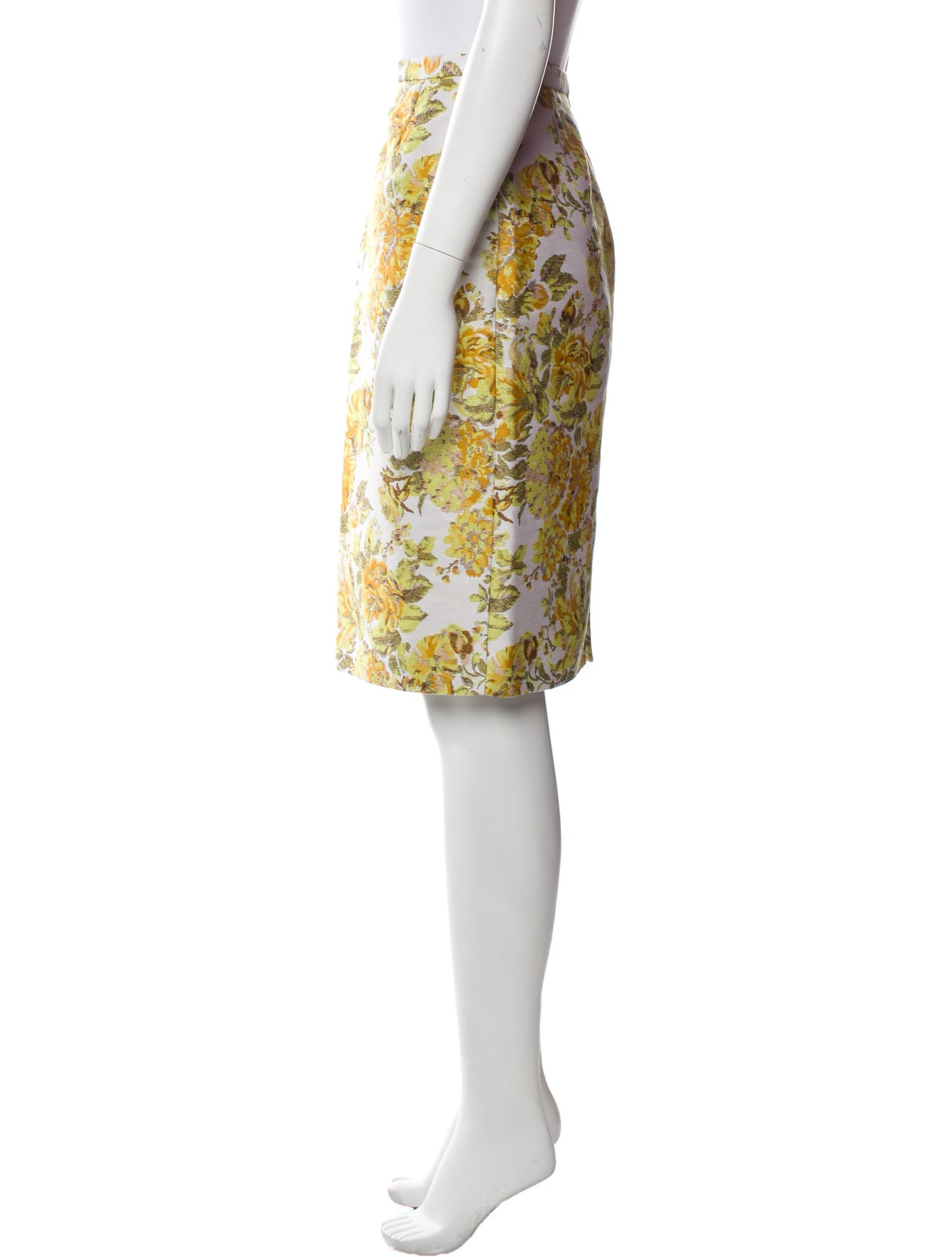 Stella McCartney Floral Print Knee-Length Skirt
