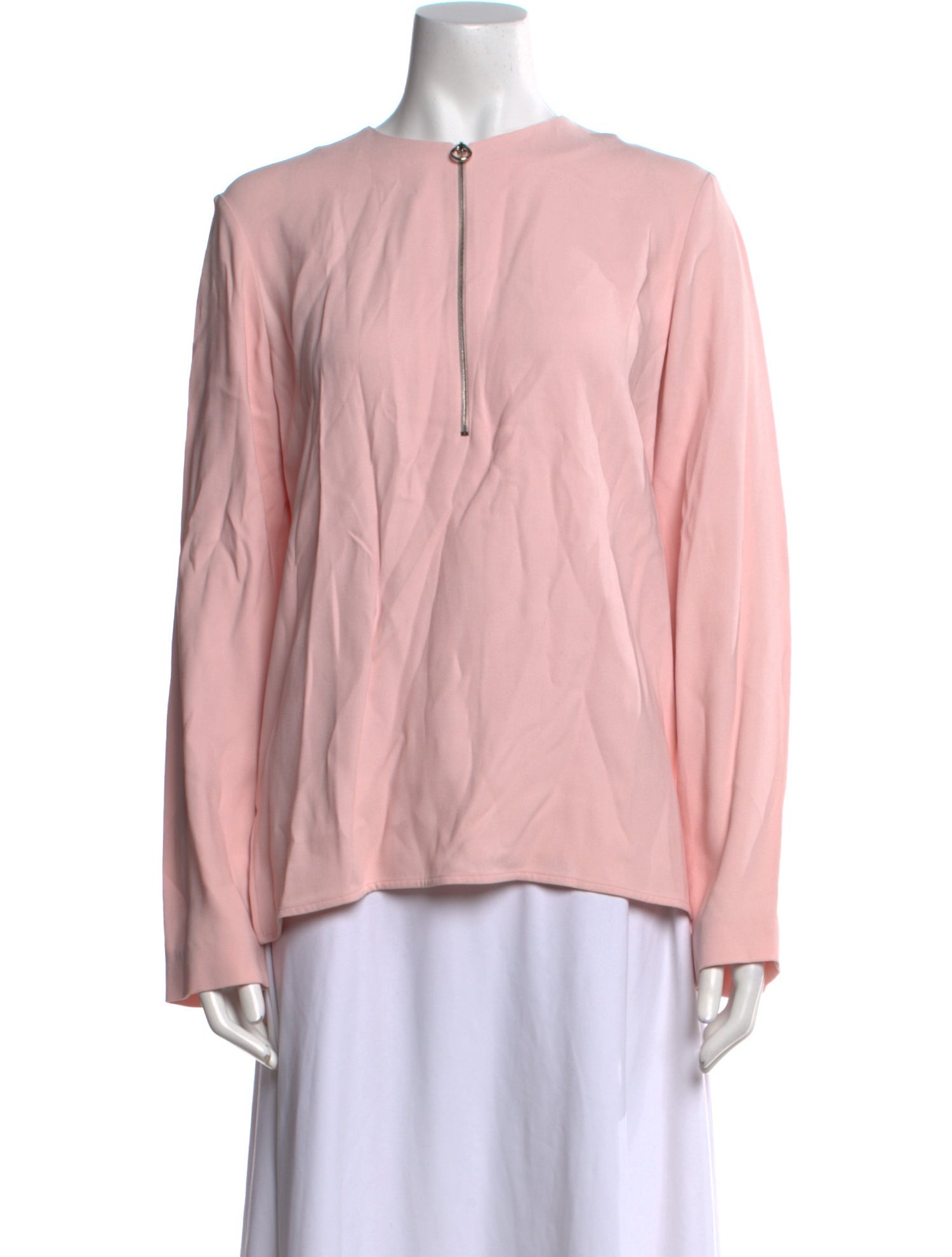 Stella McCartney Crew Neck Long Sleeve Blouse