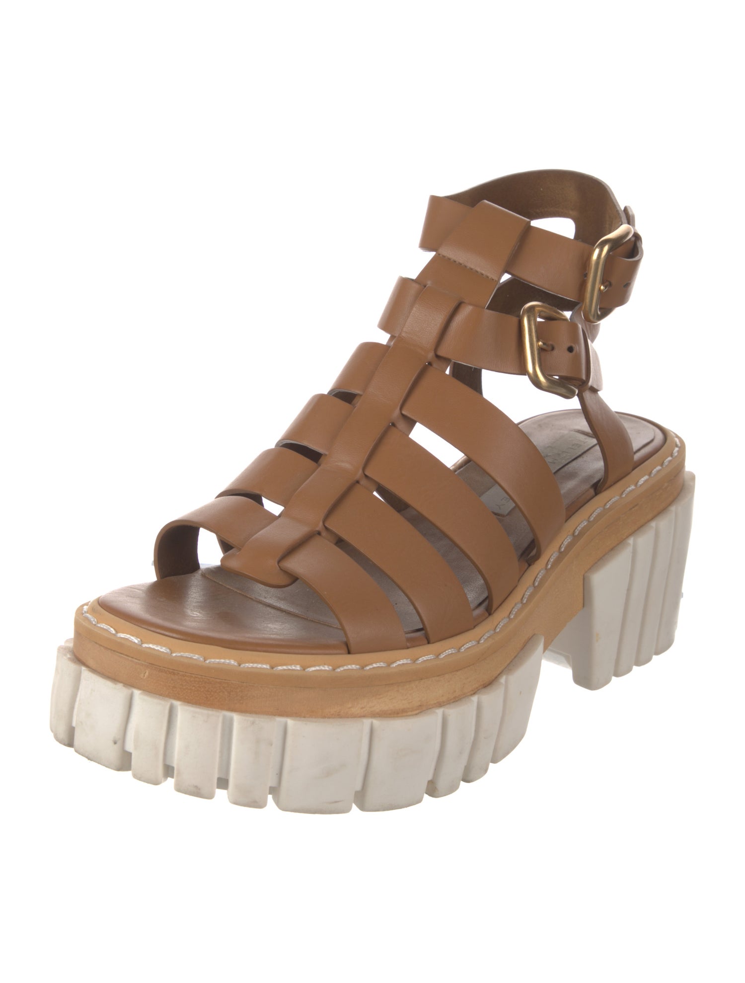 Stella McCartney Leather Gladiator Sandals