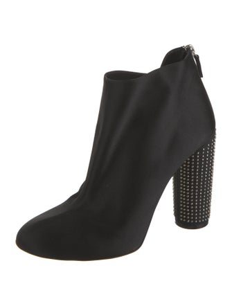 Stella McCartney Satin Studded Accents Boots