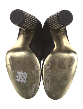 Stella McCartney Satin Studded Accents Boots