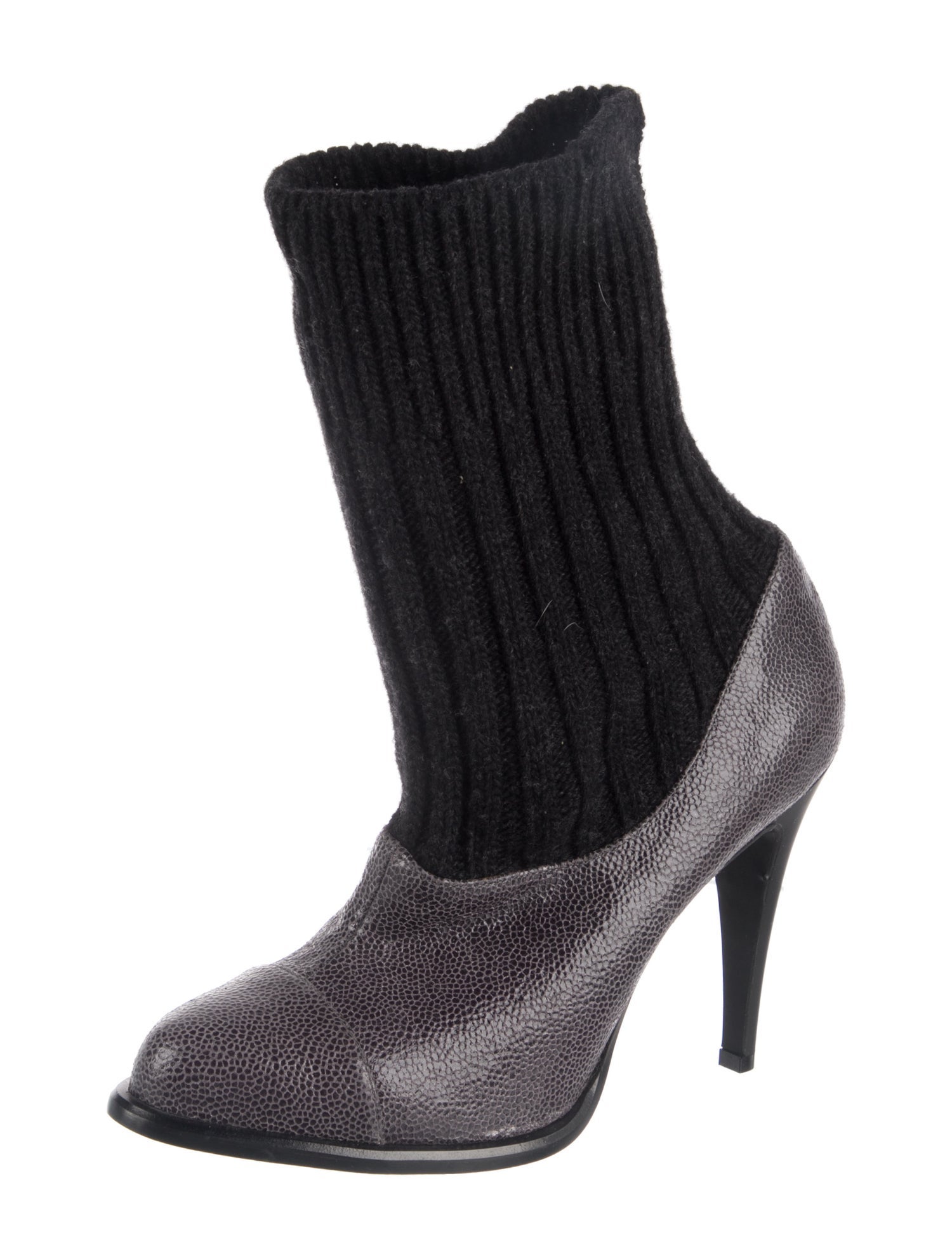 Stella McCartney Leather Sock Boots