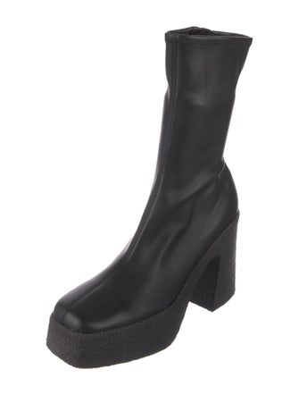 Stella McCartney Leather Sock Boots